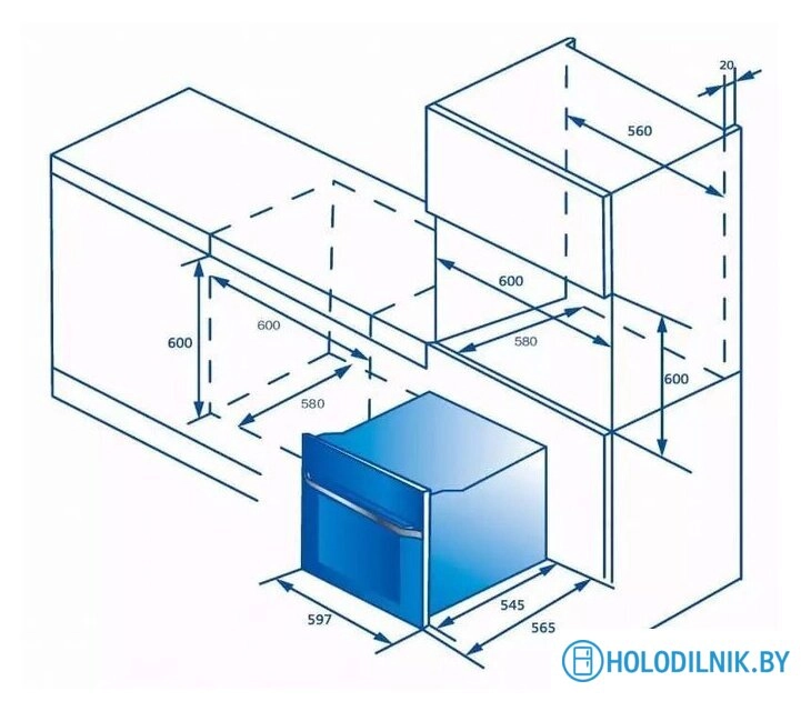 Электрический духовой шкаф Haier HOQ-F6QAN3GB