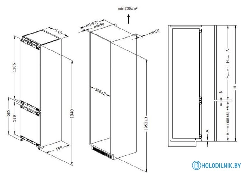 Холодильник Haier HRF310WBRU