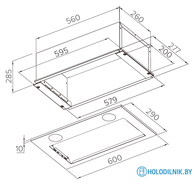 Кухонная вытяжка Haier HVX-BI671X