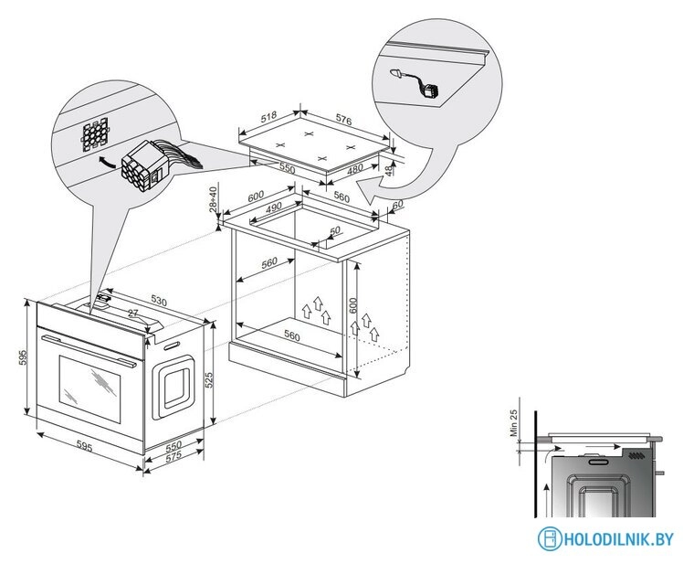 Электрический духовой шкаф Hansa BOEI68401
