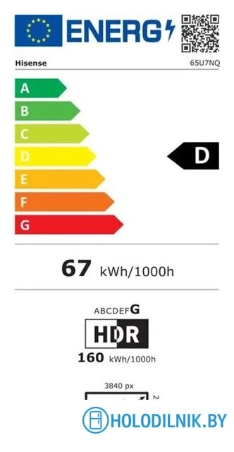 MiniLED телевизор Hisense 65U7NQ