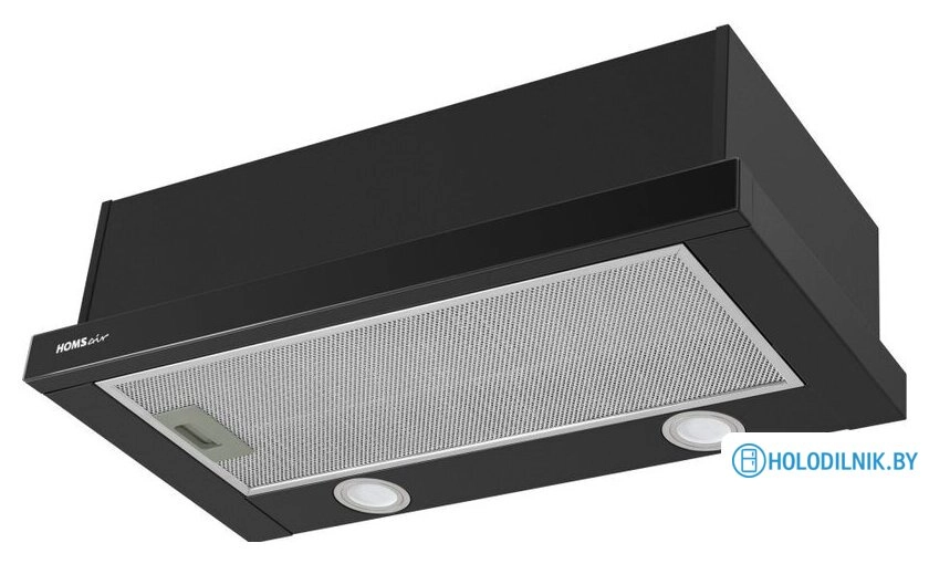 Кухонная вытяжка HOMSair Flat 60 Glass (черный)