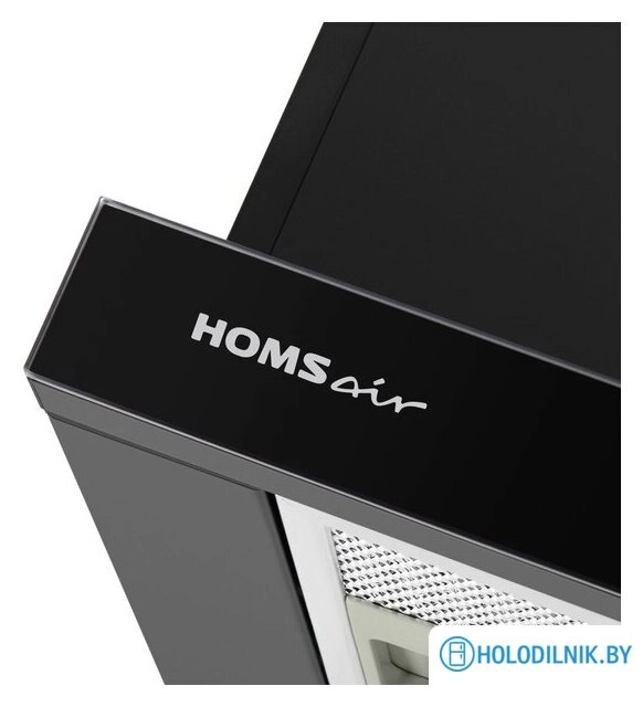 Кухонная вытяжка HOMSair Flat 60 Glass (черный)
