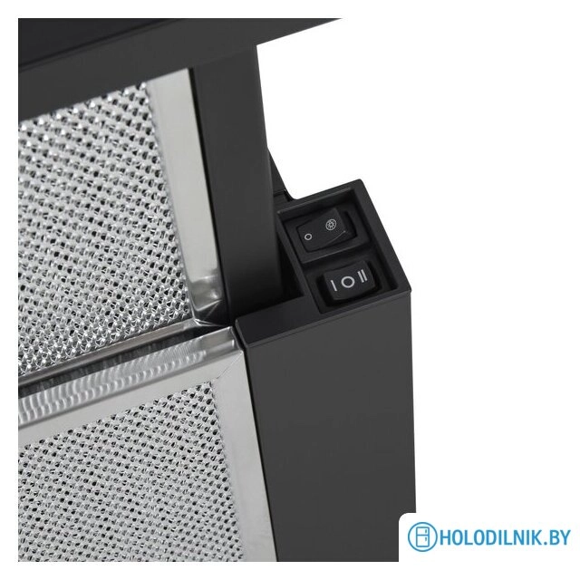 Кухонная вытяжка HOMSair Flat 60 Glass (черный)