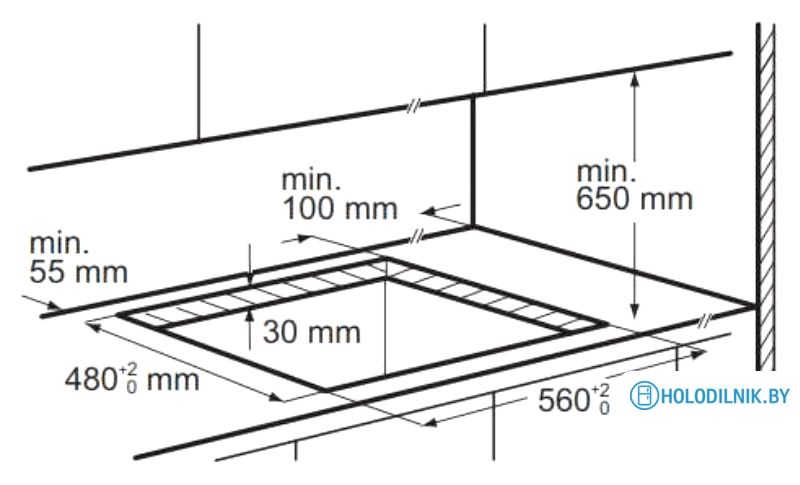 Варочная панель HOMSair HGE643GBK