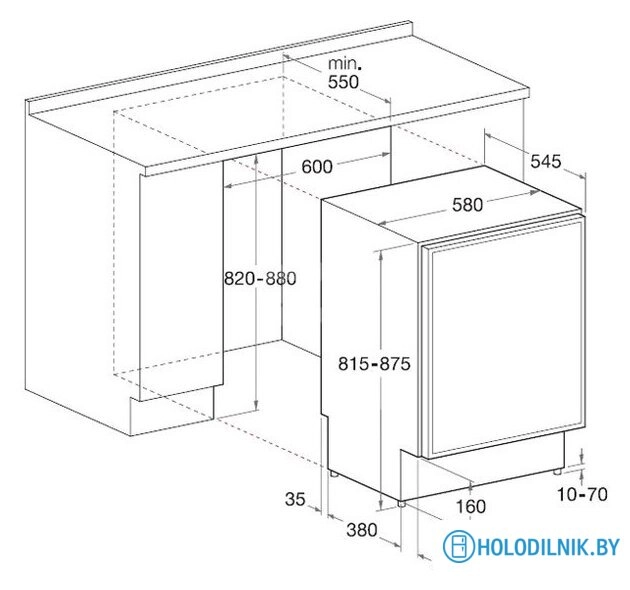 Однокамерный холодильник Hotpoint-Ariston BTSZ 1632/HA