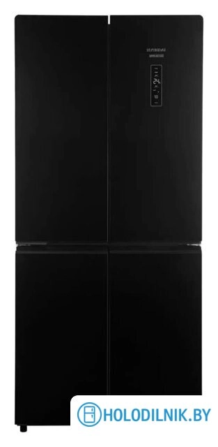 Четырёхдверный холодильник Hyundai CM45083F (черный)
