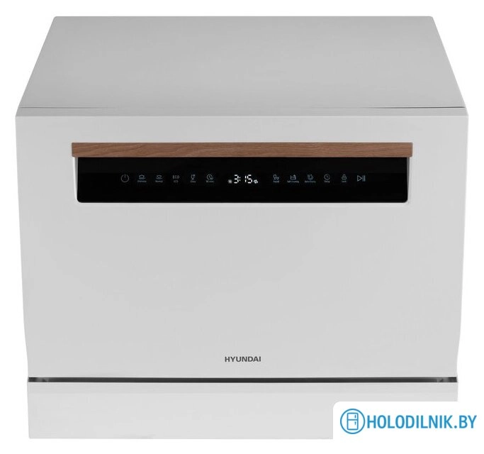 Настольная посудомоечная машина Hyundai DT303 (белый)