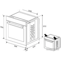 Электрический духовой шкаф Indesit IFE 3644 BL
