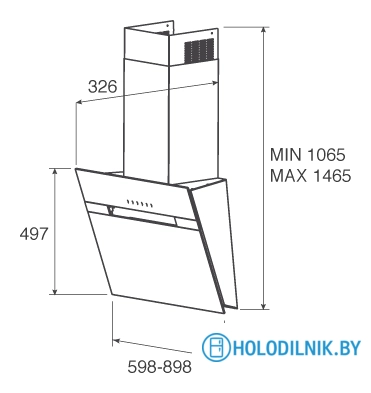 Кухонная вытяжка Jetair Bonny BL/60/A