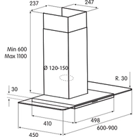 Кухонная вытяжка Jetair Molly P 60 INX PRF0004043A