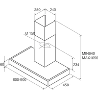 Кухонная вытяжка Jetair Pola 60 INX (55916908)
