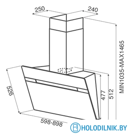 Кухонная вытяжка Jetair Viki WH 90 A PRF0111512B
