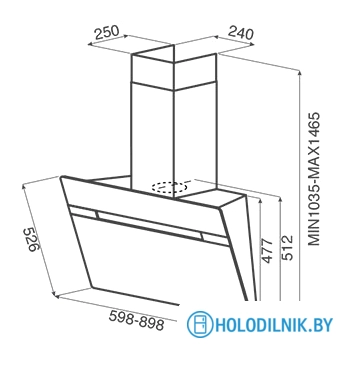 Кухонная вытяжка Jetair Viki WH/A/90 [PRF0111512]