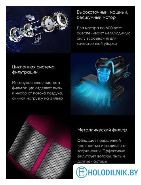 Пылесос для удаления пылевых клещей Jimmy WB55