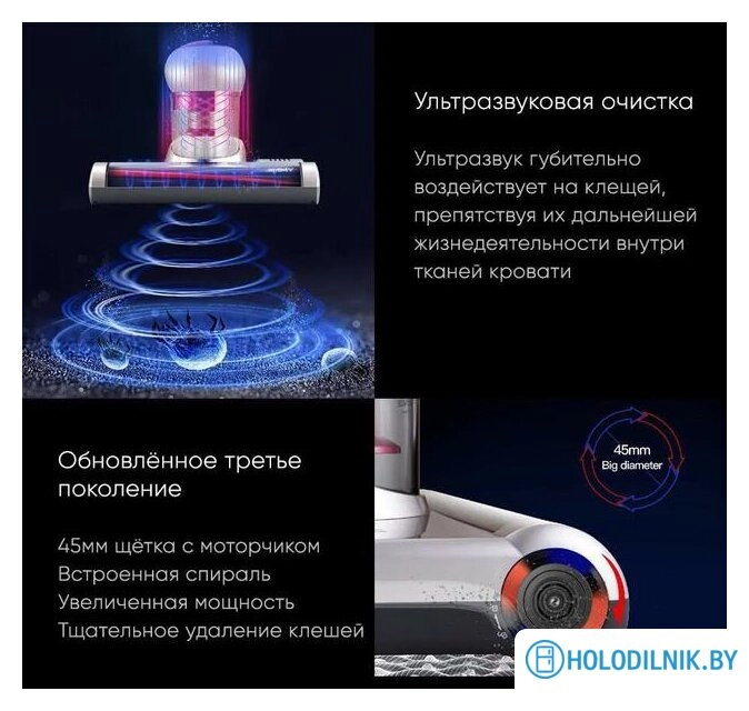 Пылесос для удаления пылевых клещей Jimmy WB55