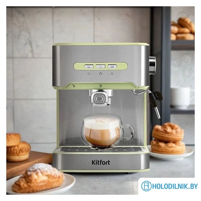 Рожковая кофеварка Kitfort KT-7442