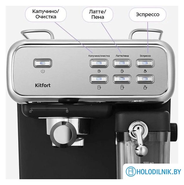 Рожковая кофеварка Kitfort KT-7563