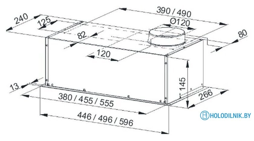 Кухонная вытяжка Konigin Level Up Full Black 45