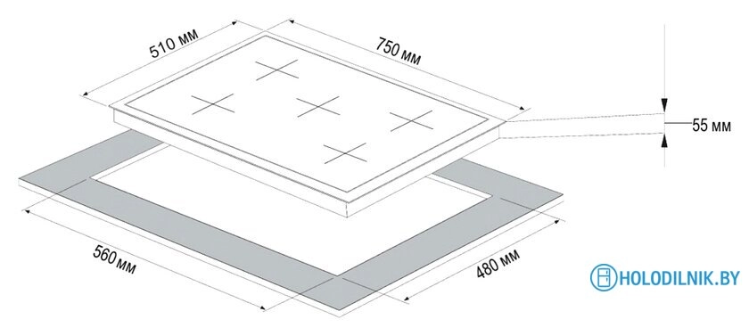 Варочная панель Korting HG 797 CTX