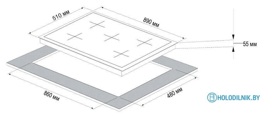 Варочная панель Korting HG 997 CTX