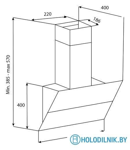 Кухонная вытяжка Korting KHC 65070 GB