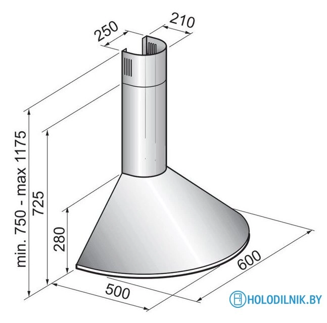 Кухонная вытяжка Korting KHC6930RC