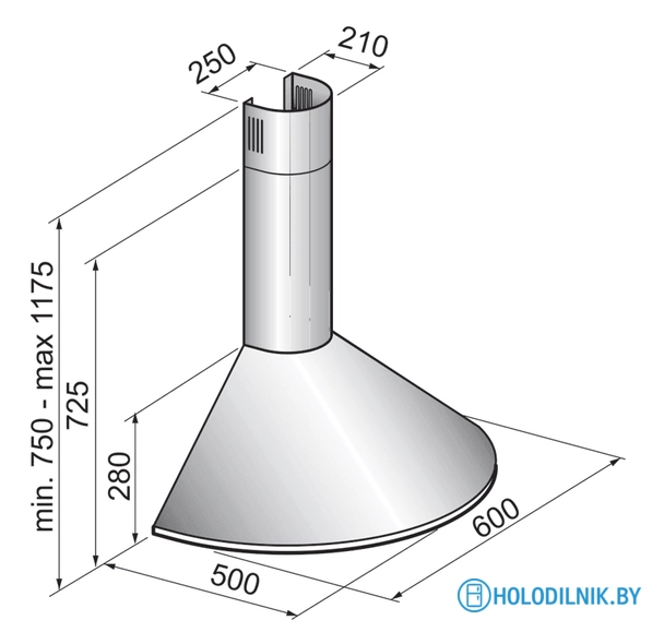 Кухонная вытяжка Korting KHC6930RN