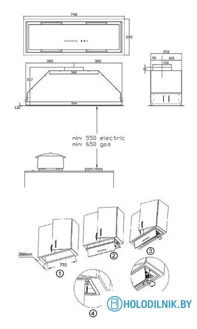 Кухонная вытяжка Korting KHI 9997 GB