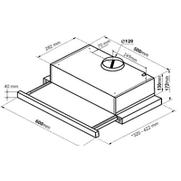 Кухонная вытяжка Korting KHP 6617 GN