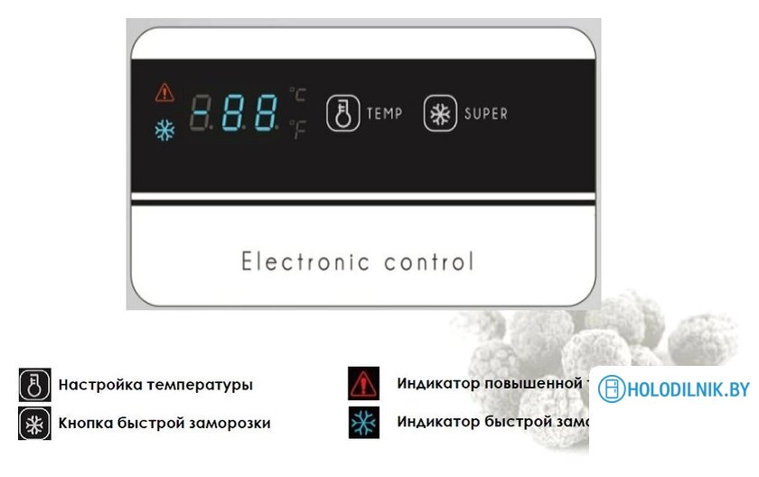 Морозильный ларь Kraft BD(W)-200BL