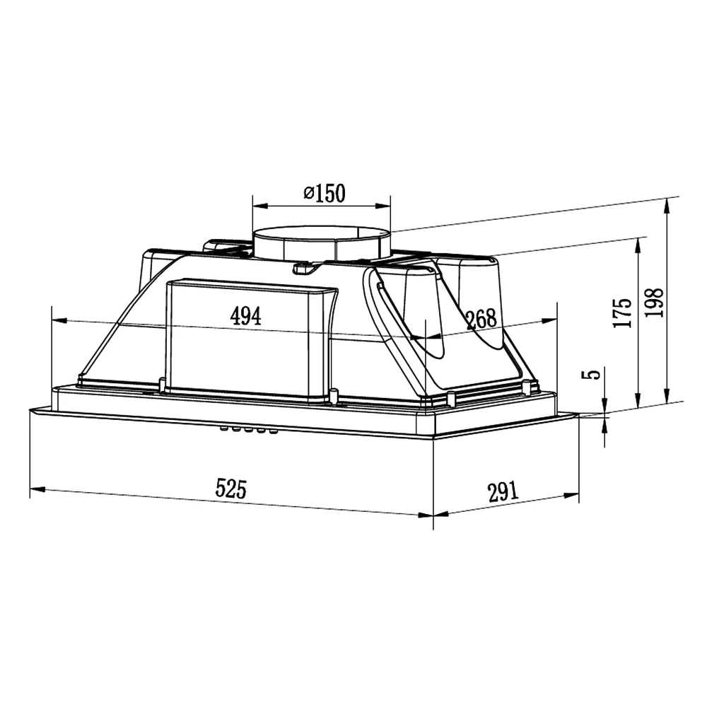 Ameli Light 600 Inox PB (нержавеющая сталь)