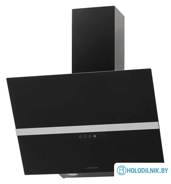 Кухонная вытяжка Krona Gabriele E 600 black/inox 1 S КА-00010303 (черный/нержавеющая сталь)