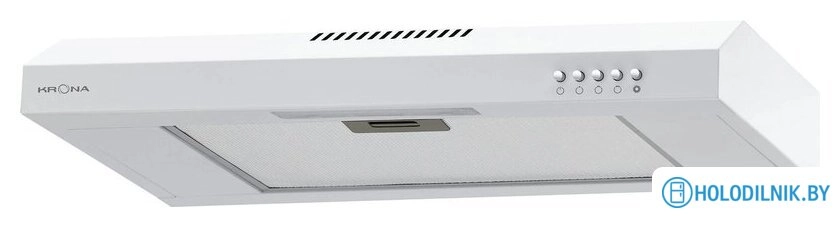 Кухонная вытяжка Krona Jillian 600 white PB (белый)