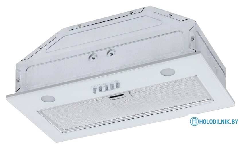 Кухонная вытяжка Krona Kate 600 Glass PB (белый)