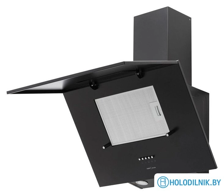 Кухонная вытяжка Krona Platte 600 Black PB (черный)