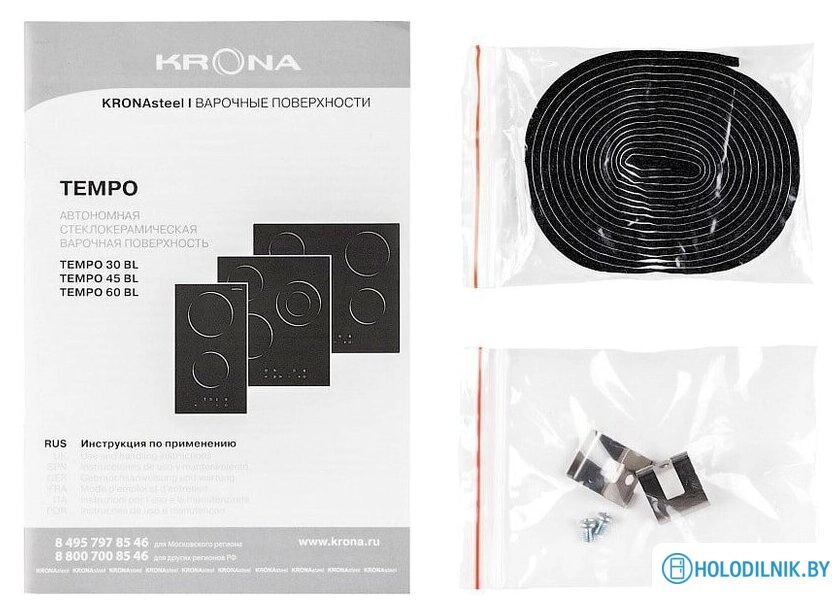 Варочная панель Krona Tempo 30 BL