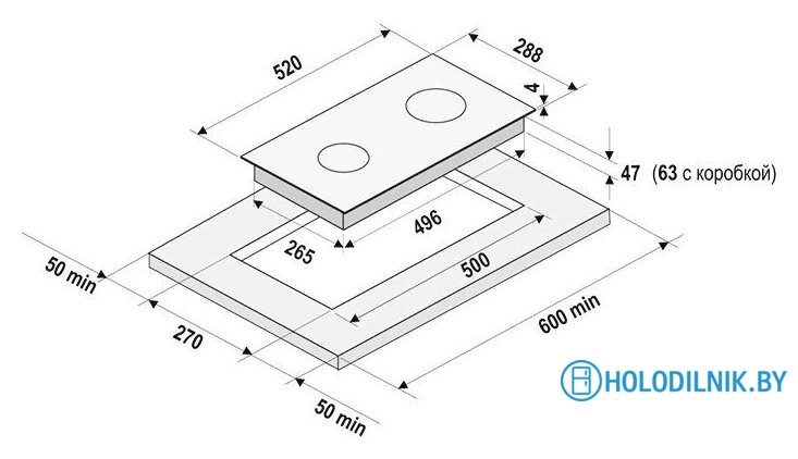 Варочная панель Krona Tempo 30 BL
