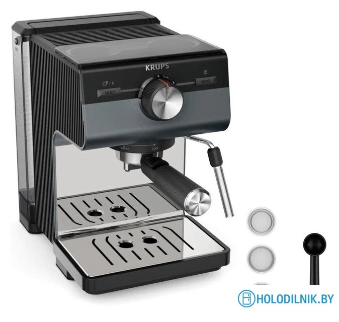 Рожковая кофеварка Krups Authentic+ XP384G10
