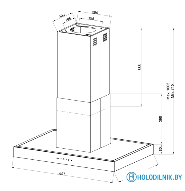 Кухонная вытяжка KUPPERSBERG Dudl 8 GB