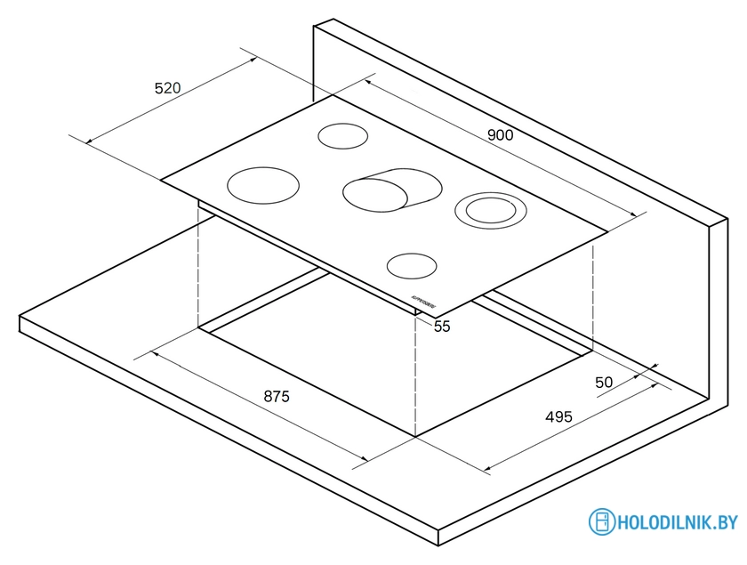 Варочная панель KUPPERSBERG EMS 901