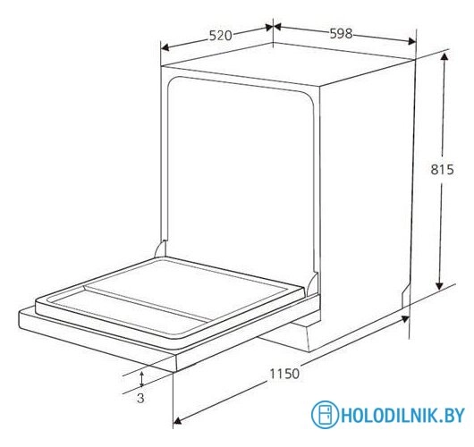 Встраиваемая посудомоечная машина KUPPERSBERG GSM 6072