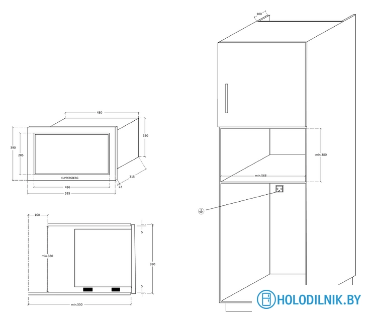 Микроволновая печь KUPPERSBERG HMW 655 X