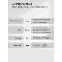 Встраиваемая посудомоечная машина LEX DW4541BL Compact