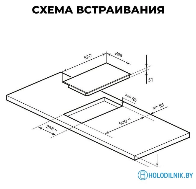 Варочная панель LEX EVH 3020 BL