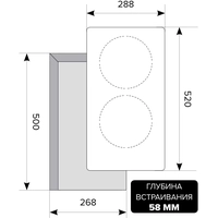 Варочная панель LEX EVI 320 F BL