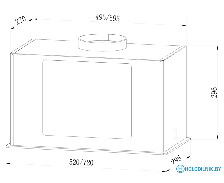 Кухонная вытяжка LEX GS Bloc GS 900 (белый)
