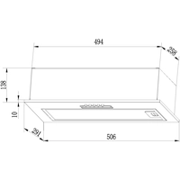 Кухонная вытяжка LEX GS Bloc Light 600 (нержавеющая сталь)
