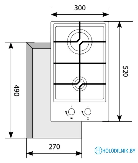 Варочная панель LEX GVG 321 WH