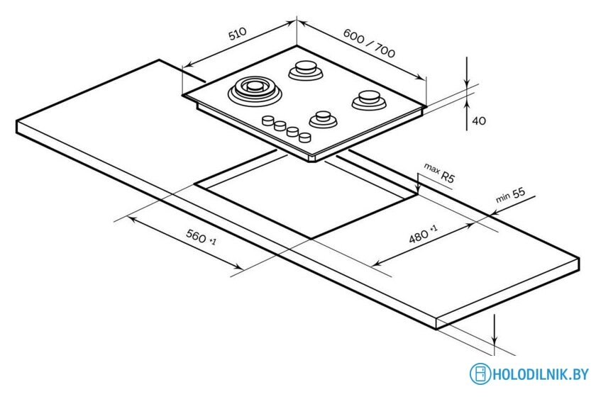 Варочная панель LEX GVG 644 T BL